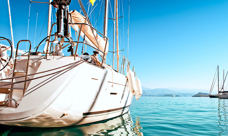 Portfolio image: stock photo of a sailboat on water.