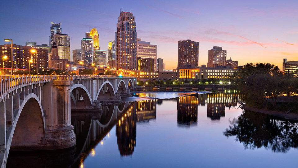 Portfolio Image: City skyline of Minneapolis.