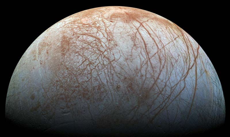 Portfolio Image: Europa moon, image courtesy of NASA.